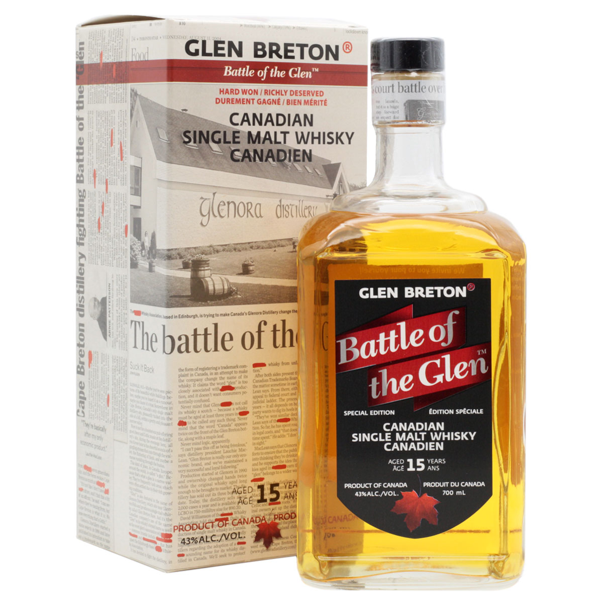 Limited Edition Whisky aus Kanada: Glen Breton 15 Years Battle of the Glen