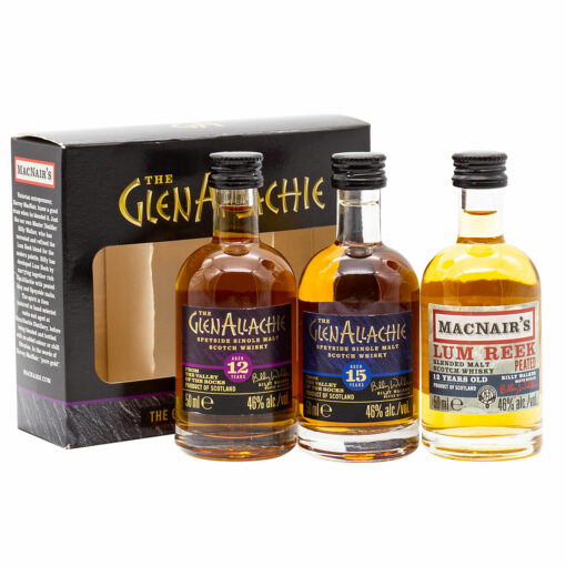 Dreitiliges Whisky-Set: Glenallachie Collection