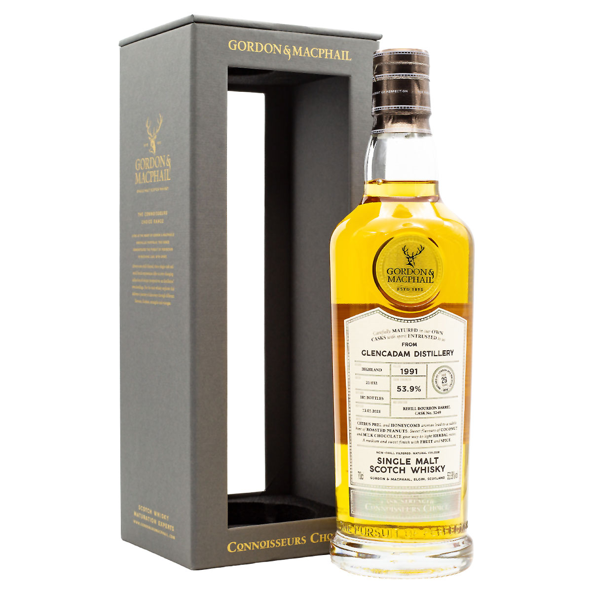 Whisky aus der Connoisseurs Choice: Gordon & MacPhail Glencadam 29 Years Cask 3249