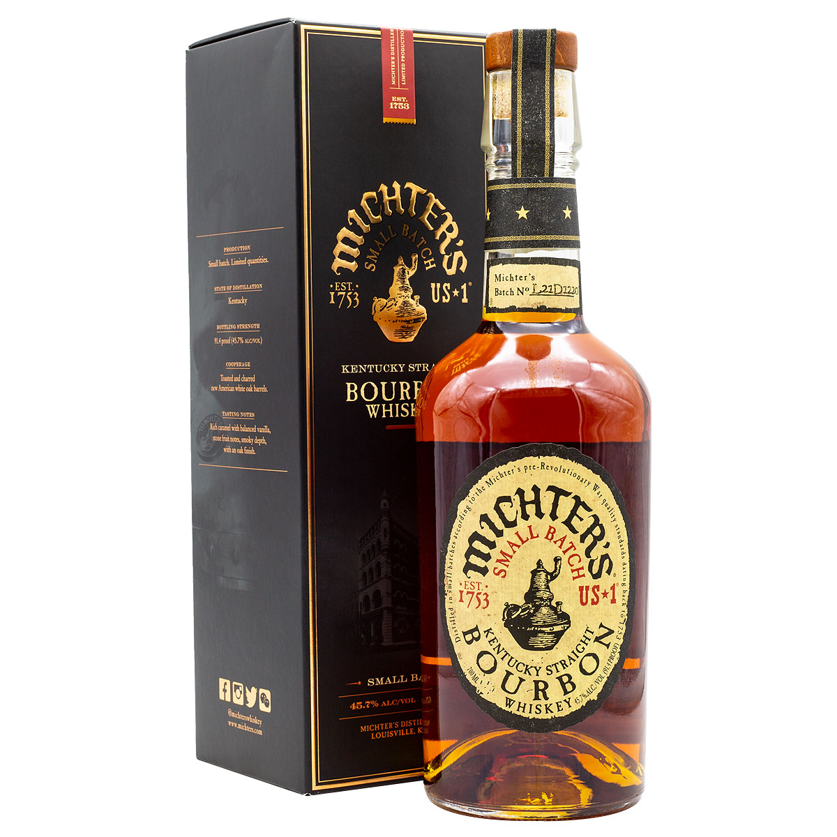 Süßer Bourbon Whiskey: Michter's Small Batch L21D1220