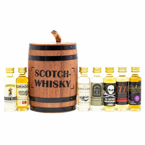 Scotch Whisky Tasting-Fass Sample Set: Sample Set mit Fass