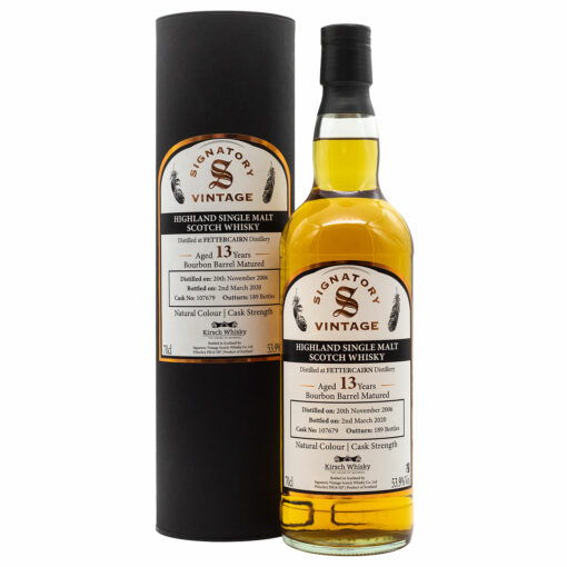 Single Cask Whisky aus dem Bourbon Barrel: Signatory Vintage Fettercairn 13 Years Cask 107679
