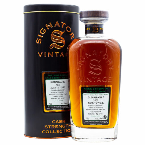 Signatory Vintage Glenallachie 15 Years Cask 900166: Im Sherry Butt gereifter Whisky