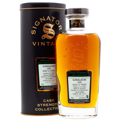 Signatory Vintage Glenallachie 12 Years 2009/2022 Cask 900862: Cask Strength Whisky