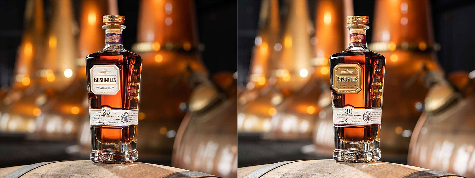 Zur Eröffnung der Causeway Distillery veröffentlicht Bushmills zwei Whiskys