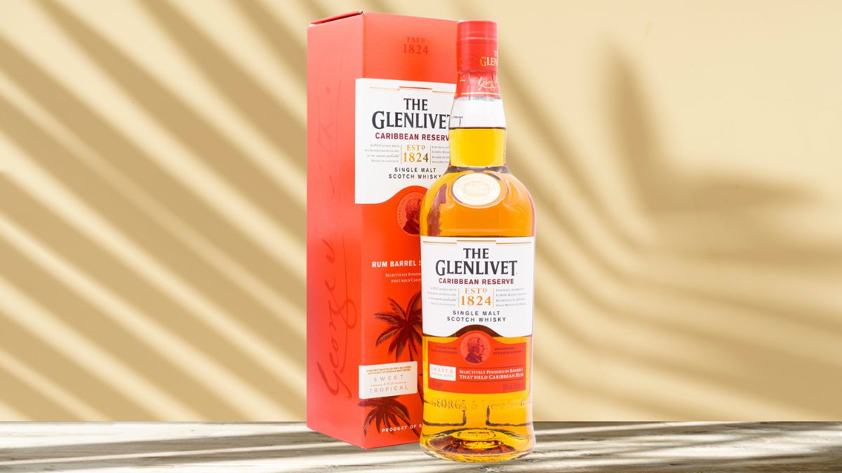 Idealer Sommer-Whisky: Glenlivet Caribbian Reserve Rum Barrel Selection Single Malt Scotch Whisky 0,7l